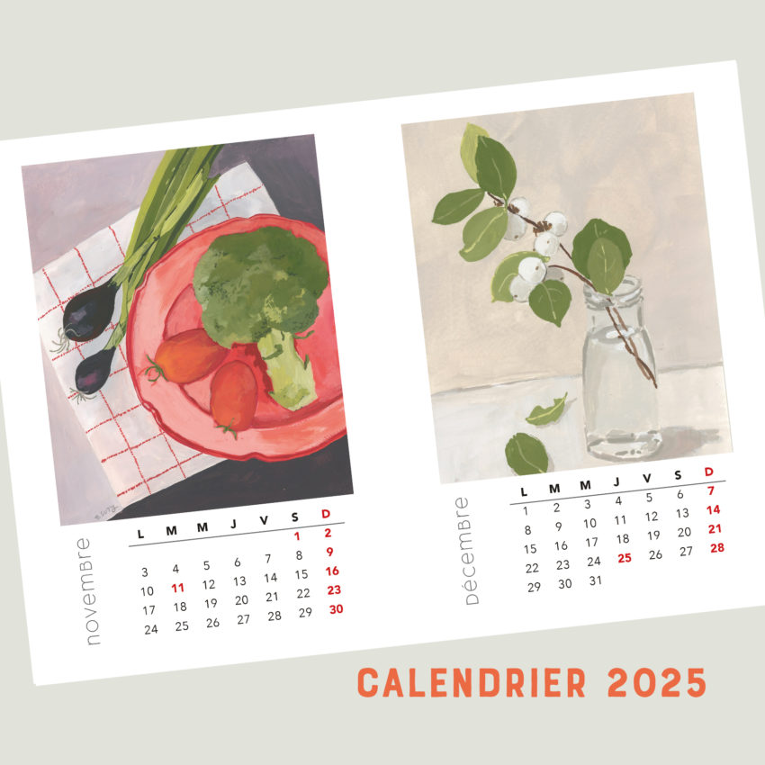 peintures légumes et fleurs
