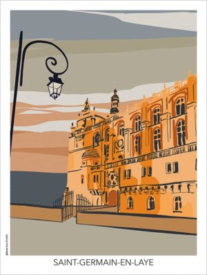 affiche poster Saint Germain en laye