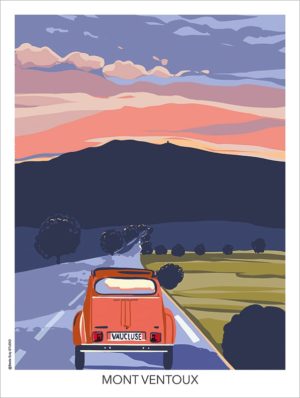 Mont Ventoux illustration de Beata Suty