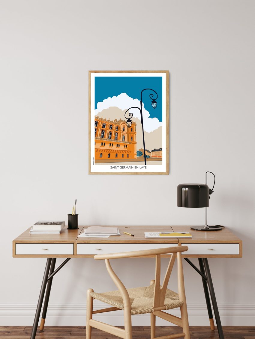 Affiche, poster Château de saint germain en laye