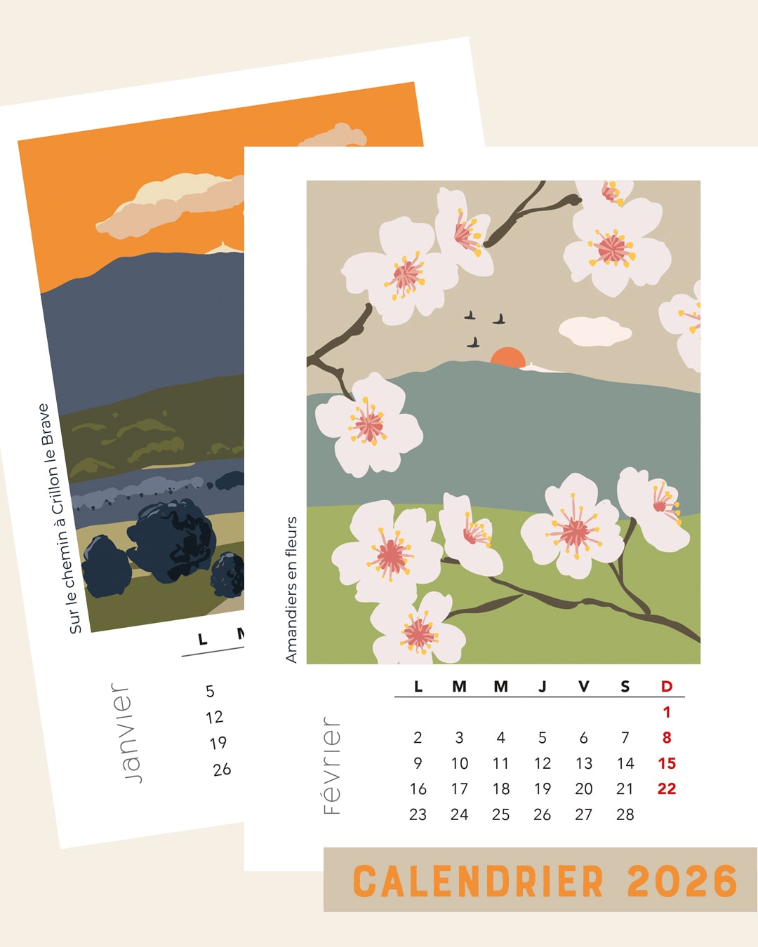 calendrier février 2026