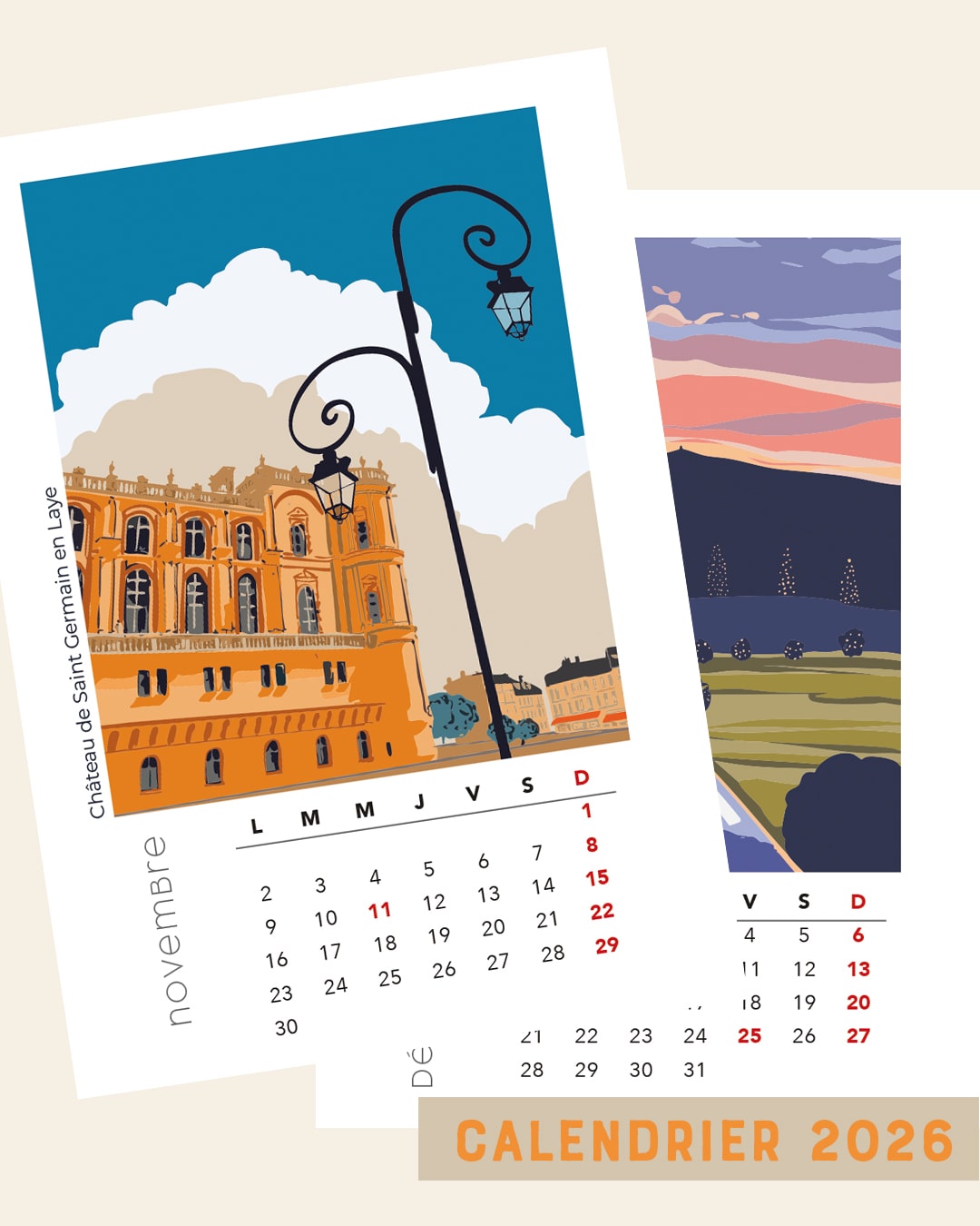 calendrier novembre 2026