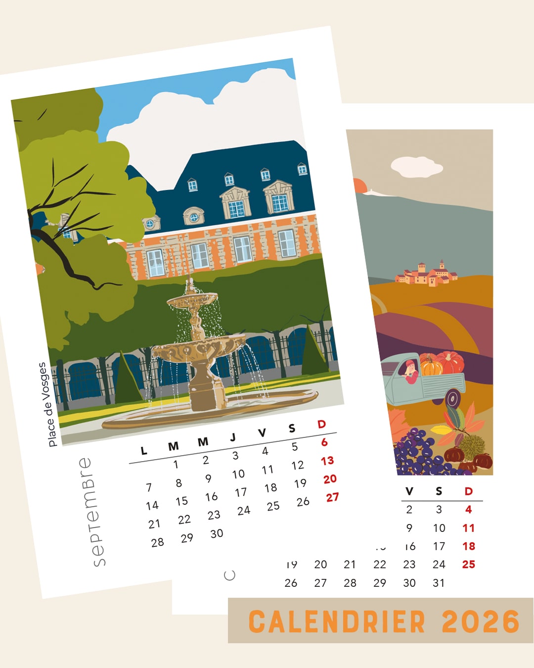 calendrier septembre 2026