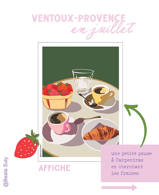 affiche café à Carpentras