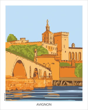 Affiche Avignon