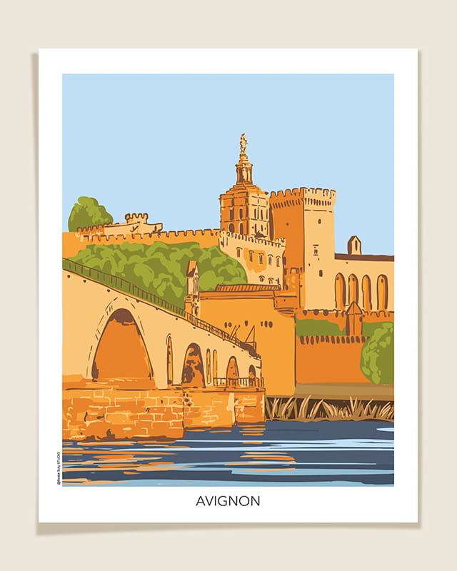 Affiche Avignon